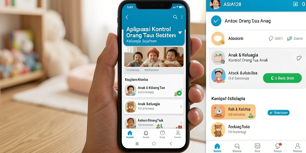 Antarmuka ASIA128 yang intuitif dan mudah dipahami.