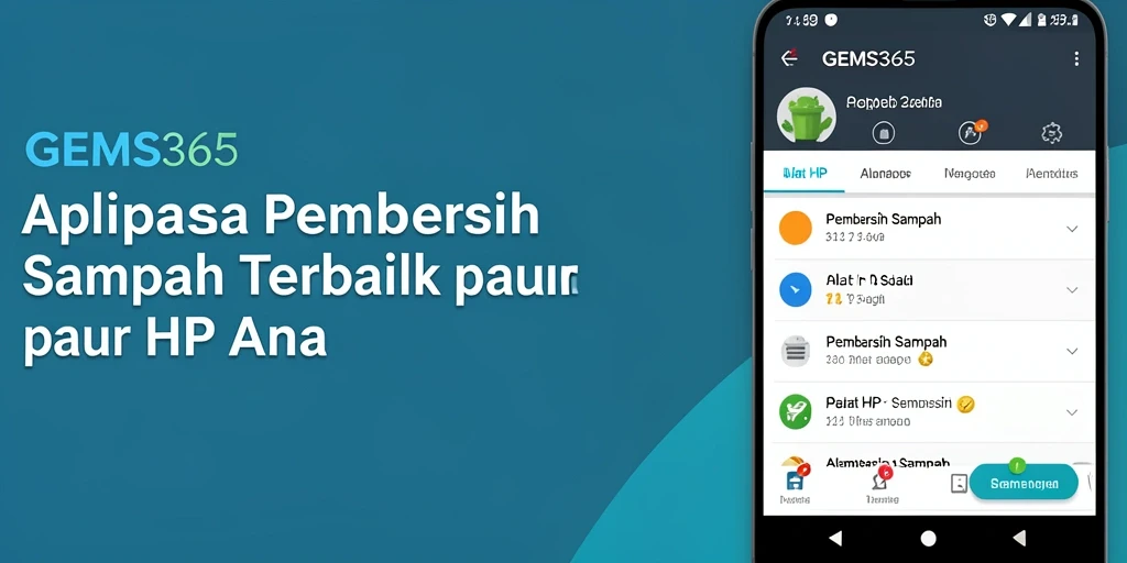 Tampilan antarmuka GEMS365 yang intuitif dan mudah digunakan.